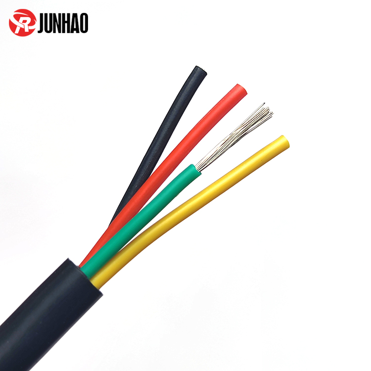 6 Core Silicone Rubber Coated Lighting Cable Tinned Copper PVC Insulated Flexible Wire - Junhao Wires and Cables Manufacturer